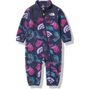 キャンベルフリースロンパース B Camp-bell Fleece Rompers NAB72157 フォレストパークネイビー(FN) 80サイズ [アウトドア フリース キッズ]