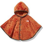 シェルパフリースポンチョ B Sherpa Fleece Poncho NAB72048 バーントオーチャー(BH) BMサイズ [アウトドア フリース キッズ]