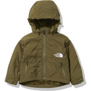 コンパクトノマドジャケット B Compact Nomad Jacket NPB72036 ミリタリーオリーブ(MO) 80サイズ [アウトドア ジャケット キッズ]