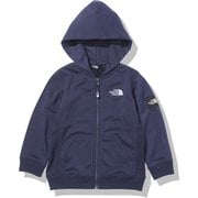 スクエアロゴフルジップ Square Logo Full Zip NTJ12116 TNFネイビー(NY) 140サイズ [アウトドア トップス キッズ]
