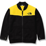 ジップインスウェットロゴフルジップ ZI Sweat Logo Full Zip NTJ62126 ライトニングイエロー(LY) 110サイズ [アウトドア トップス キッズ]