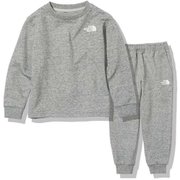 スウェットセット Sweat Set NTJ62111 ミックスグレー(Z) 100サイズ [アウトドア トップス キッズ]