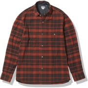 ロングスリーブストレッチフランネルシャツ L/S Stretch Flannel Shirt NR62031 ヘリテージバーントオーチャー(HB) XLサイズ [アウトドア シャツ メンズ]
