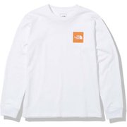 ロングスリーブスクエアロゴティー L/S Square Logo Tee NTW82136 ホワイト(W) Lサイズ [アウトドア カットソー レディース]