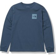 ロングスリーブスクエアロゴティー L/S Square Logo Tee NTW82136 モントレーブルー(MB) Mサイズ [アウトドア カットソー レディース]