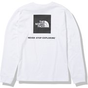 ロングスリーブバックスクエアロゴティー L/S Back Square Logo Tee NTW82131 ホワイト(W) Mサイズ [アウトドア カットソー レディース]