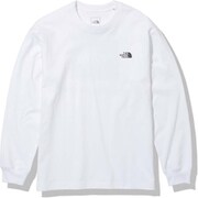 ロングスリーブバックスクエアロゴティー L/S Back Square Logo Tee NT82131 ホワイト(W) Sサイズ [アウトドア カットソー メンズ]