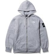 スクエアロゴフルジップ Square Logo FullZip NT62132 ミックスグレー(Z) Sサイズ [アウトドア スウェット メンズ]
