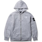 スクエアロゴフルジップ Square Logo FullZip NT62132 ミックスグレー(Z) XLサイズ [アウトドア スウェット メンズ]
