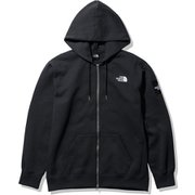 スクエアロゴフルジップ Square Logo FullZip NT62132 ブラック(K) Lサイズ [アウトドア スウェット メンズ]