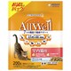 AllWell（オールウェル） 室内猫用 フィッシュ味 挽き小魚とささみ フリーズドライパウダー入り [猫用 ドライフード 200g 総合栄養食]