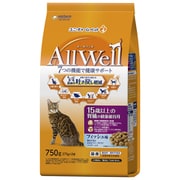 AllWell（オールウェル） 15歳以上の腎臓の健康維持用 フィッシュ味 挽き小魚とささみ フリーズドライパウダー入り [猫用 ドライフード 750g 総合栄養食]