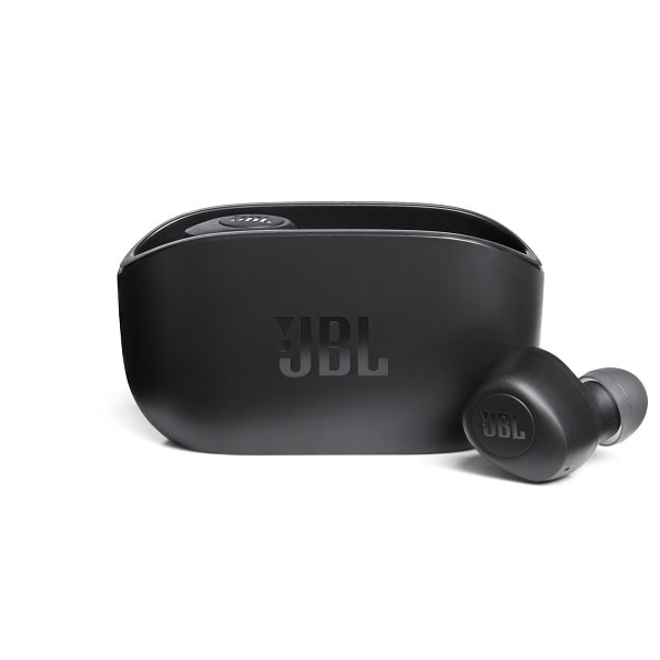 完全ワイヤレスイヤホン JBL Wave 100TWS Bluetooth対応 Dual Connect搭載 ブラック [JBLW100TWSBLK]