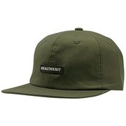 フラットバイザーキャップ(ボックスラバーネームキャップ) 35 カーキ 291-4105