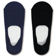 162-1017 [2Pソックス インステップ 深め Plain (23-25cm)]