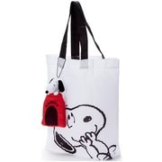 キャラクターグッズ PEANUTS ぬいぐるみエコバッグ スヌーピー
