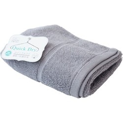 TOWELGALLERY（ウチノタオルギャラリー） クイックドライ 「ティント」 フェイスタオル グレー 8808F762-GY