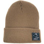 PEANUTS COLLABORATION RIB KNIT BEANIE VSMB1007 TAN(タン） [アウトドア ニットキャップ]