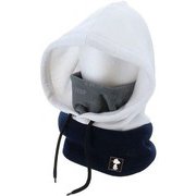 PEANUTS COLLABORATION MIX FABLIC HOOD WARMER VSMN1009 WH(ホワイト） [スポーツウェア アクセサリ フードカバー]
