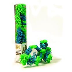 ブロック玩具 ラックスブロックス フィジットフレクサー 水色/緑