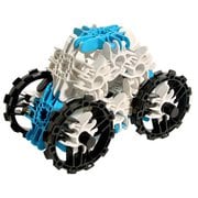 ブロック玩具 ラックスブロックス ミニカー 水色/白