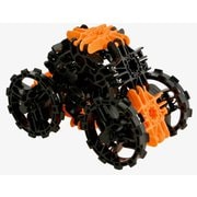 ブロック玩具 ラックスブロックス ミニカー オレンジ/黒