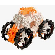 ブロック玩具 ラックスブロックス ミニカー オレンジ/白