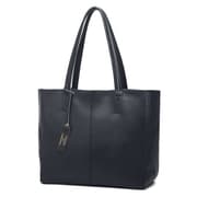 190947 [牛革100％ トートバッグ NAVY]