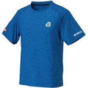 302046 [アンドロ メランジTシャツ アルファ ブルー S]