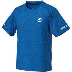 302046 [アンドロ メランジTシャツ アルファ ブルー M]