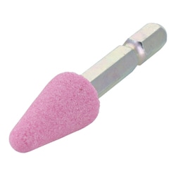 #010391 [PW6-31 六角軸付砥石 傘 13×25]