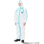 バリアーマン P3050 フード付カバーオール密閉 L 白