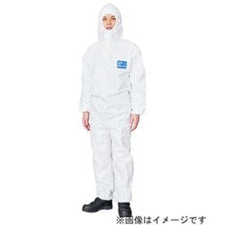 バリアーマン P3040 フード付きカバーオール 3L 白