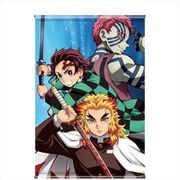 鬼滅の刃 タペストリー 炭治郎と煉獄と猗窩座 [キャラクターグッズ]