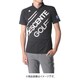 DGMRJA37 BK O [ゴルフウェア メンズ BLUE LABEL デルタロゴプリントシャツ Oサイズ ブラック]