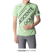 DGMRJA37 GN L [ゴルフウェア メンズ BLUE LABEL デルタロゴプリントシャツ Lサイズ グリーン]