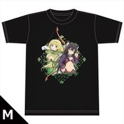 異世界魔王と召喚少女の奴隷魔術Ω Tシャツ Mサイズ シェラ＆レム [キャラクターグッズ]