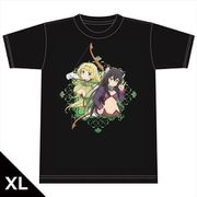 異世界魔王と召喚少女の奴隷魔術Ω Tシャツ XLサイズ シェラ＆レム [キャラクターグッズ]