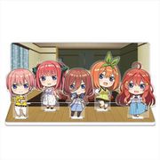 五等分の花嫁∬ アクリルジオラマA 一花＆二乃＆三玖＆四葉＆五月 [キャラクターグッズ]