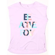 BE ACTIVE ROXY TEE RST201532 LAV Mサイズ [フィットネス ヨガ シャツ レディース]