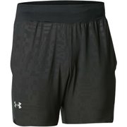 UAスピードポケット プリント 7インチ ショーツ MEN 1368931 Black 001 LGサイズ [ランニングウェア ショートパンツ メンズ]