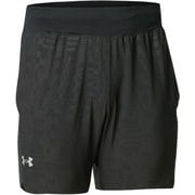 UAスピードポケット プリント 7インチ ショーツ MEN 1368931 Black 001 MDサイズ [ランニングウェア ショートパンツ メンズ]