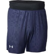 UAスピードポケット プリント 7インチ ショーツ MEN 1368931 Midnight Navy 410 MDサイズ [ランニングウェア ショートパンツ メンズ]