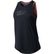 UA 2イン1 トレーニング ブラ タンク ミッド2 WOMEN 1368917 Black (001)  LGサイズ [フィットネス ・カップ付きシャツ レディース]