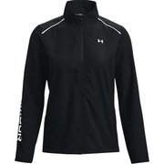 UAアウトラン ザ レイン ジャケットⅡ OutRun the Rain Jacket II 1369344 Black/White/Reflective(001) SMサイズ [ランニングウェア ジャケット レディース]