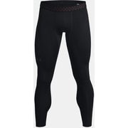 UAラッシュ コールドギア レギンス UA COLDGEAR RUSH LEGGINGS 1366060 Black/Black(001) XLサイズ [コンディショニングウェア レギンス メンズ]