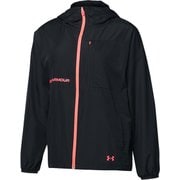 UAメッシュ ソリッド フルジップ フーディー UA Mesh Solid FZ Hoodie 1368904 001 MDサイズ [ランニングウェア ジャケット レディース]