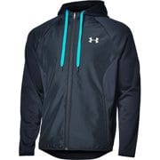 UAアーマーフリース マックス フルジップ フーディー ARMOUR FLEECE MAX FZ HOOD 1368935 Black(001) MDサイズ [フィットネス ジャケット メンズ]