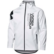 UAウインター ニット 3レイヤー ジャケット UA WINTER KNIT JACKET 1368942 100 MDサイズ [フィットネス ジャケット メンズ]