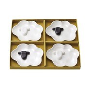 mocomoco モコモコ羊 小皿と箸置きセット 2933